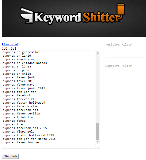 keyword-shitter